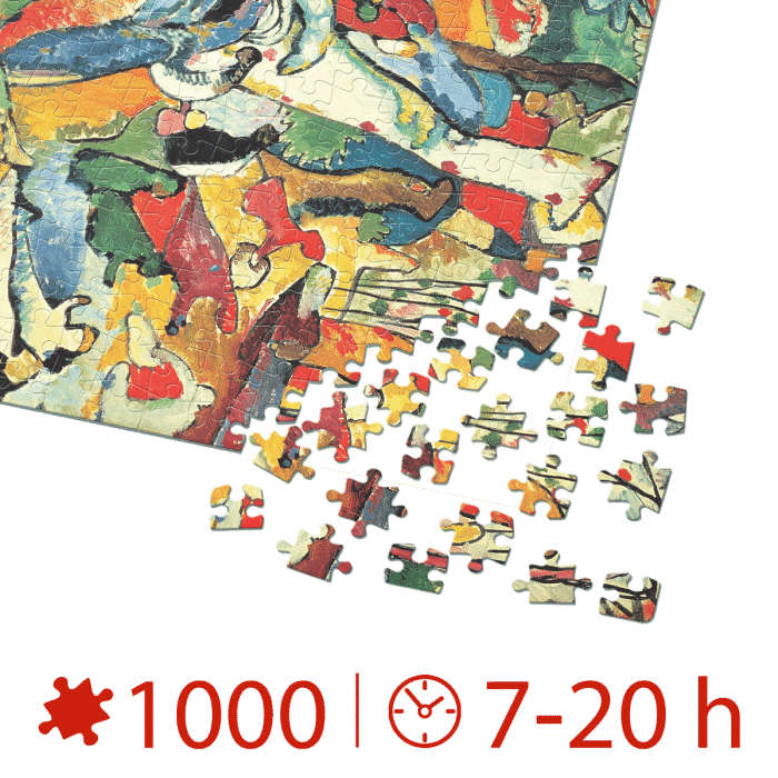 Puzzle adulti 1000 piese Wassily Kandinsky - Sketch for "Composition II"-35597