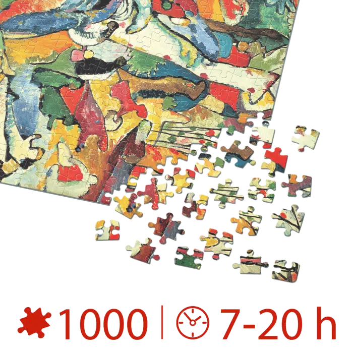 Puzzle adulti 1000 piese Wassily Kandinsky - Sketch for "Composition II"-35597