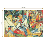 Puzzle adulti 1000 piese Wassily Kandinsky - Sketch for "Composition II"-35600