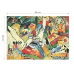 Puzzle adulti 1000 piese Wassily Kandinsky - Sketch for "Composition II"-35600