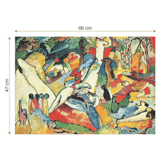 Puzzle adulti 1000 piese Wassily Kandinsky - Sketch for "Composition II"-35600