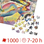 Puzzle adulti 1000 piese Wassily Kandinsky - Painting with Red Spot -35603