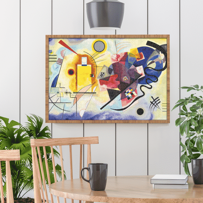Puzzle adulti 1000 piese Wassily Kandinsky - Yellow- Red-Blue -35613