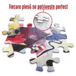 Puzzle adulti 1000 piese Wassily Kandinsky - Yellow- Red-Blue -35610