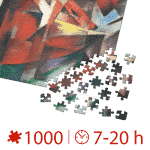 Puzzle adulti 1000 piese Franz Marc - Foxes/Vulpi -35656
