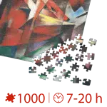 Puzzle adulti 1000 piese Franz Marc - Foxes/Vulpi -35656