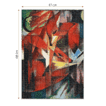 Puzzle adulti 1000 piese Franz Marc - Foxes/Vulpi -35659