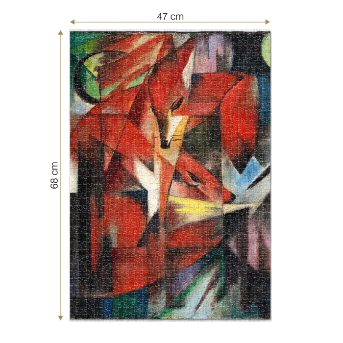 Puzzle adulti 1000 piese Franz Marc - Foxes/Vulpi -35659