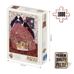 Puzzle adulți 1000 piese Kürti Andrea - Snow White/Albă ca Zăpada-0