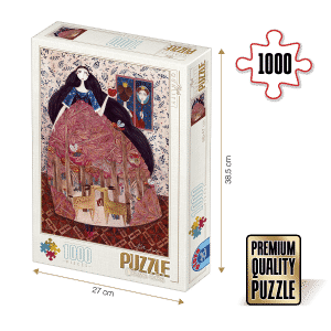 Puzzle adulți 1000 piese Kürti Andrea - Snow White/Albă ca Zăpada-0