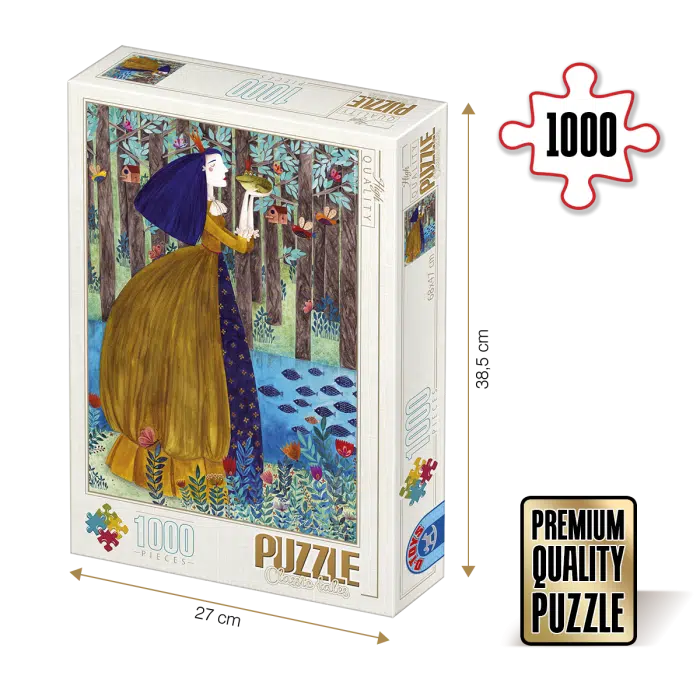 Puzzle adulți 1000 piese Kürti Andrea - The Frog Princess-0