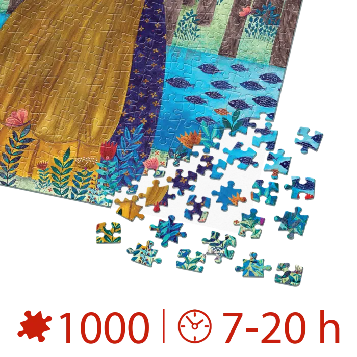 Puzzle adulți 1000 piese Kürti Andrea - The Frog Princess-34839