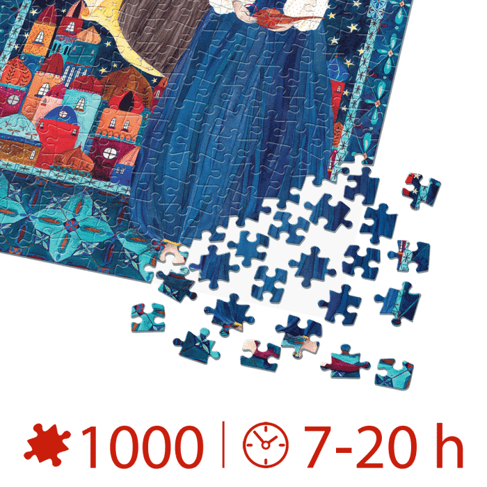 Puzzle adulți 1000 piese Kürti Andrea - Arabian Nights/ O mie și una de nopți-34845