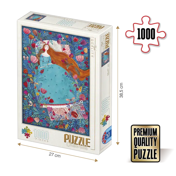 Puzzle adulți 1000 piese Kürti Andrea - Sleeping Beauty/Frumoasa adormită-0