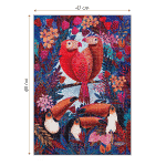 Puzzle adulți 1000 piese Kürti Andrea - Tropical - Păsări exotice-34749