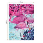 Puzzle adulți 1000 piese Kürti Andrea - Tropical - Flamingo -34755