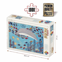 Puzzle adulți 1000 piese Kürti Andrea - Tropical - Pești exotici -0