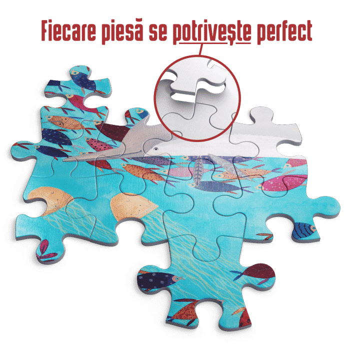 Puzzle adulți 1000 piese Kürti Andrea - Tropical - Pești exotici -34759