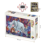 Puzzle adulți 1000 piese Kürti Andrea - Tropical - Animale exotice-0
