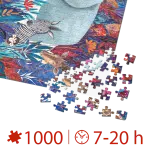 Puzzle adulți 1000 piese Kürti Andrea - Tropical - Animale exotice-34785
