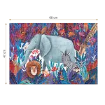 Puzzle adulți 1000 piese Kürti Andrea - Tropical - Animale exotice-34788