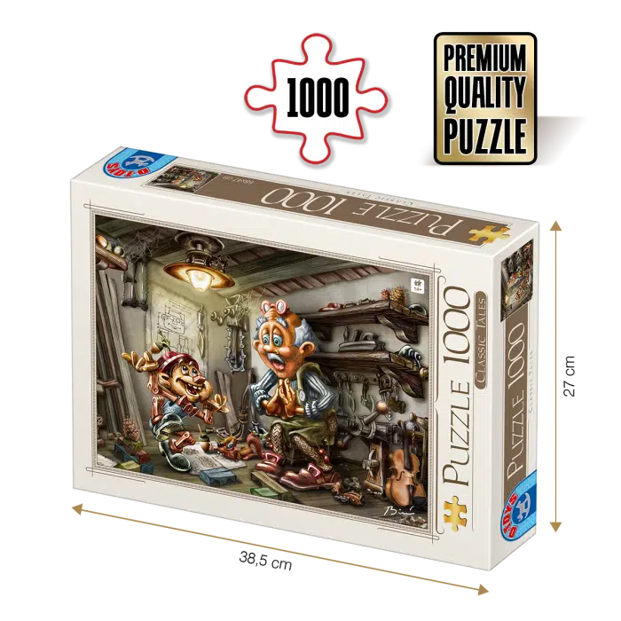 Puzzle adulți 1000 piese Classic Tales - Pinocchio-0