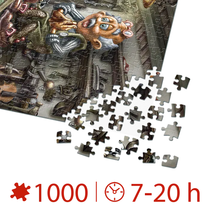 Puzzle adulți 1000 piese Classic Tales - Pinocchio-34797