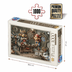 Puzzle adulți 1000 piese Classic Tales - Little Red Riding Hood / Scufița Roșie-0