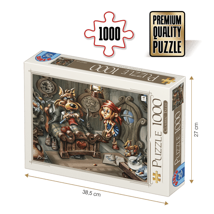 Puzzle adulți 1000 piese Classic Tales - Little Red Riding Hood / Scufița Roșie-0