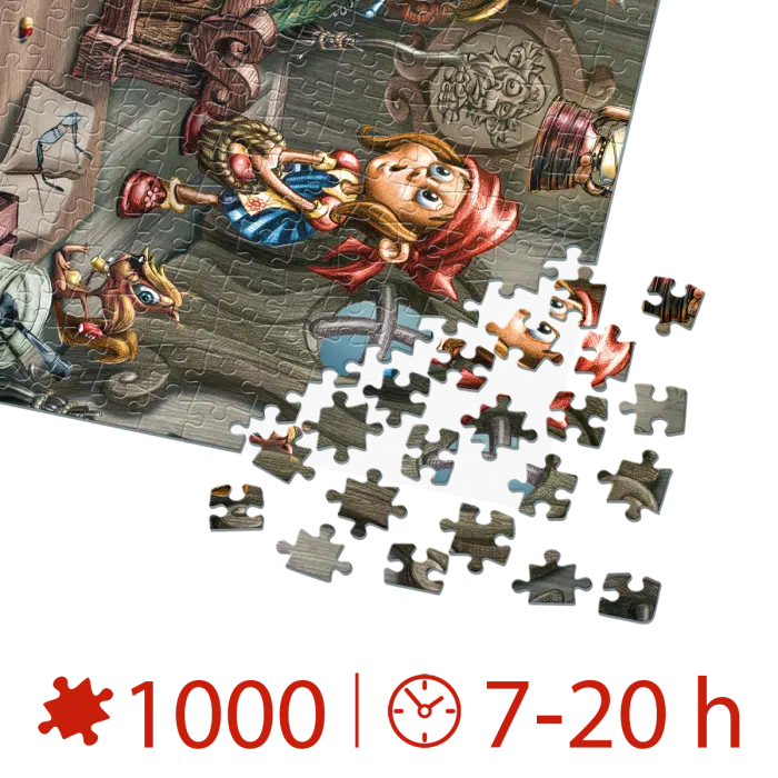 Puzzle adulți 1000 piese Classic Tales - Little Red Riding Hood / Scufița Roșie-34803