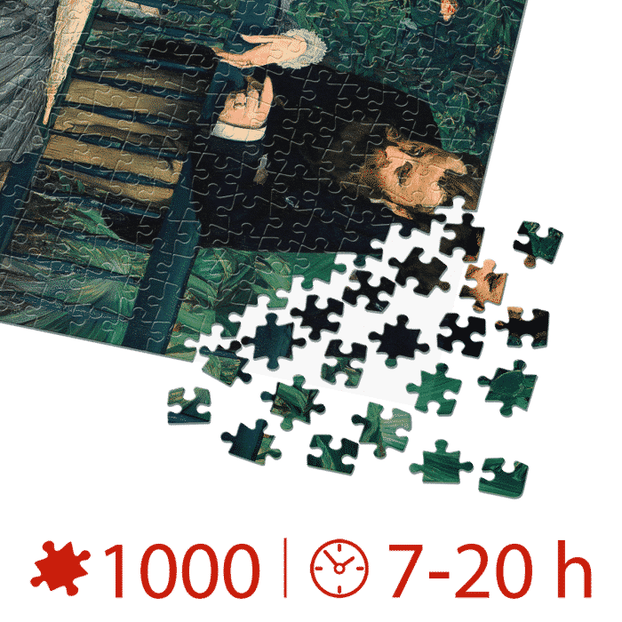 Puzzle adulti 1000 piese Édouard Manet - In the Conservatory/In sera-35189