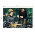 Puzzle adulti 1000 piese Édouard Manet - In the Conservatory/In sera-35192