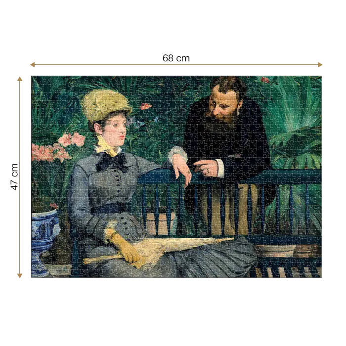 Puzzle adulti 1000 piese Édouard Manet - In the Conservatory/In sera-35192