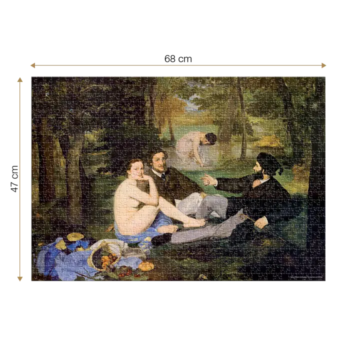 Puzzle adulti 1000 piese Édouard Manet - The Luncheon on the Grass-35198