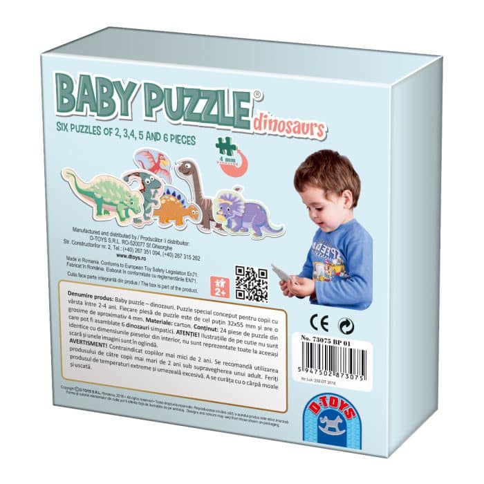 Baby Puzzle - Dinozauri-24737