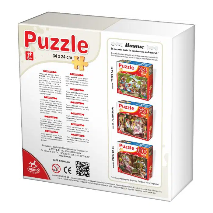Puzzle - Basme - Deico Games - 24 Piese-25072
