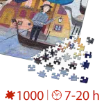 Puzzle adulți 1000 piese Kürti Andrea - Veneția-34791