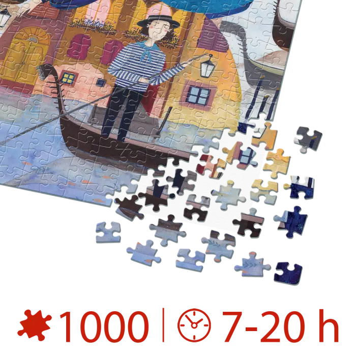 Puzzle adulți 1000 piese Kürti Andrea - Veneția-34791