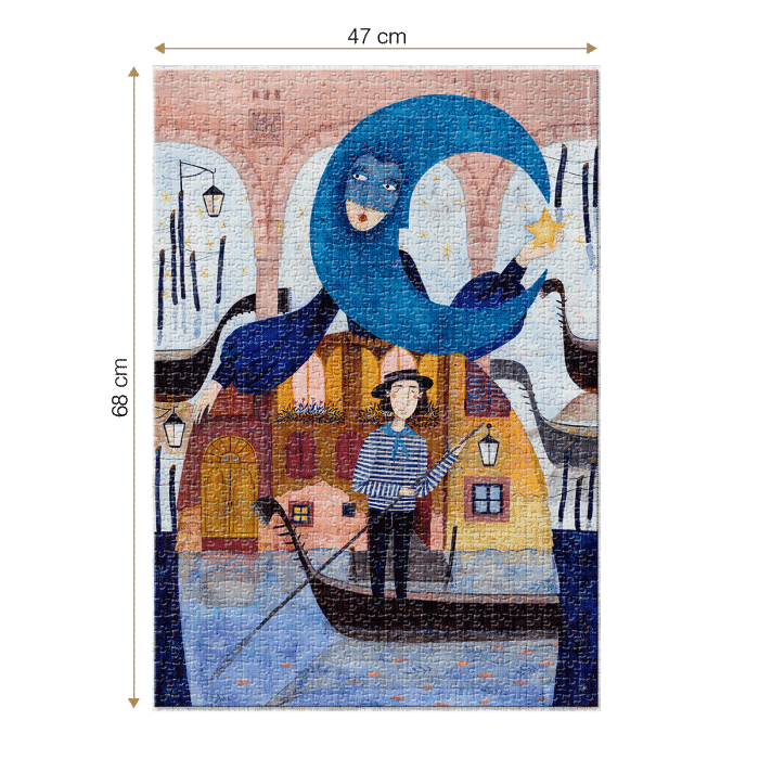 Puzzle adulți 1000 piese Kürti Andrea - Veneția-34794