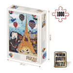 Puzzle adulți 1000 piese Kürti Andrea - Paris-34826