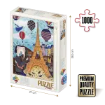 Puzzle adulți 1000 piese Kürti Andrea - Paris-34826