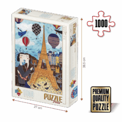 Puzzle adulți 1000 piese Kürti Andrea - Paris-34826