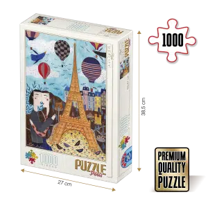 Puzzle adulți 1000 piese Kürti Andrea - Paris-34826