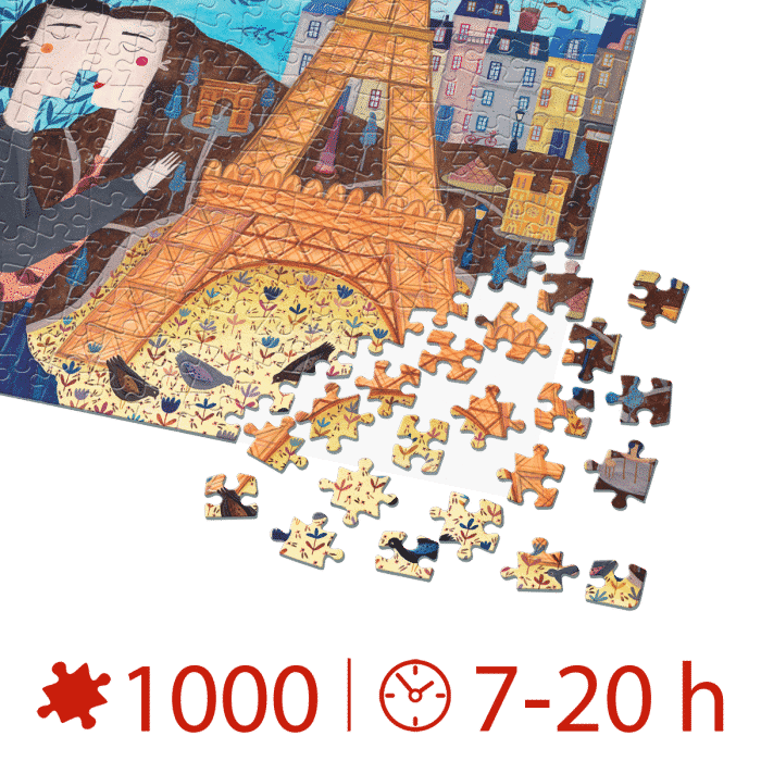 Puzzle adulți 1000 piese Kürti Andrea - Paris-34827