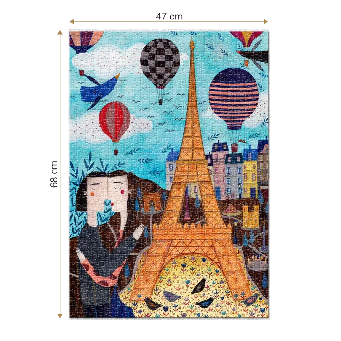 Puzzle adulți 1000 piese Kürti Andrea - Paris-34830