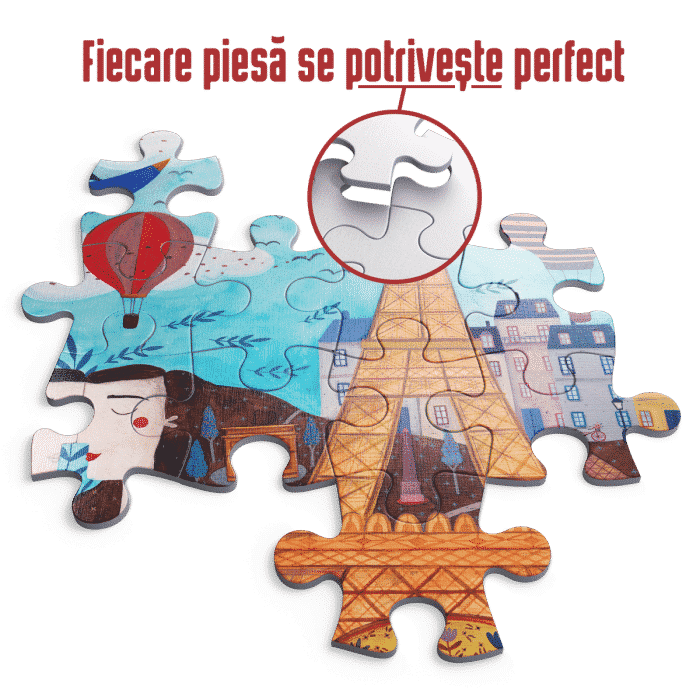 Puzzle adulți 1000 piese Kürti Andrea - Paris-34828