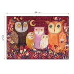 Puzzle adulți 1000 piese Kürti Andrea - Owls/Familie de Bufnițe-34818