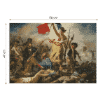 Puzzle adulti 1000 piese Eugène Delacroix - Liberty Leading the People -34476