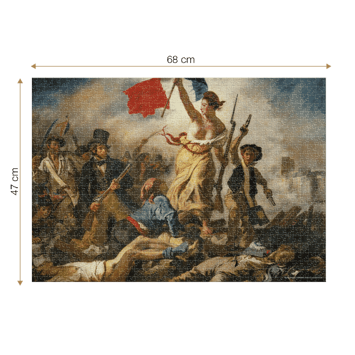 Puzzle adulti 1000 piese Eugène Delacroix - Liberty Leading the People -34476