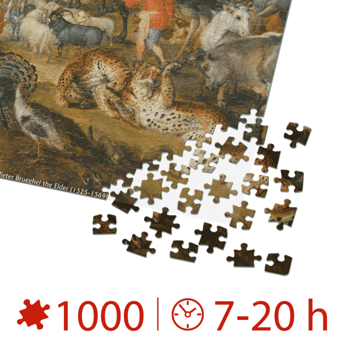 Puzzle adulți Breughel the Elder - The Entry of the Animals into Noah's Ark - 1000 Piese-34119